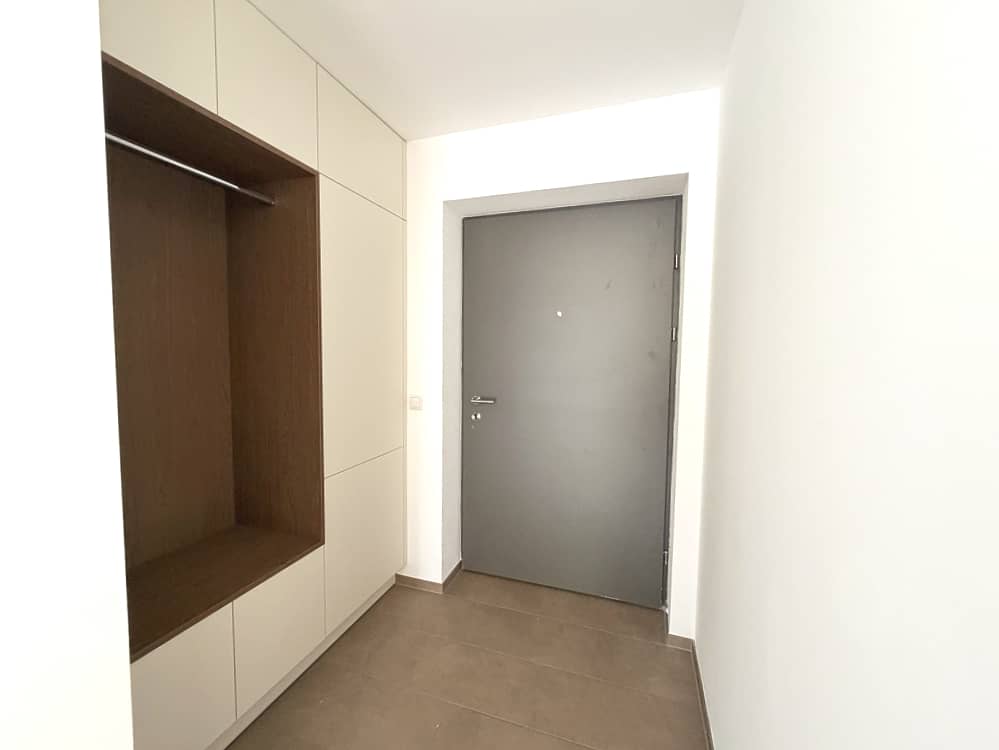 First occupancy apartment with balcony