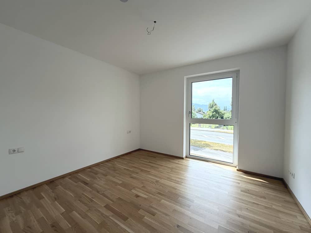 First occupancy apartment with balcony