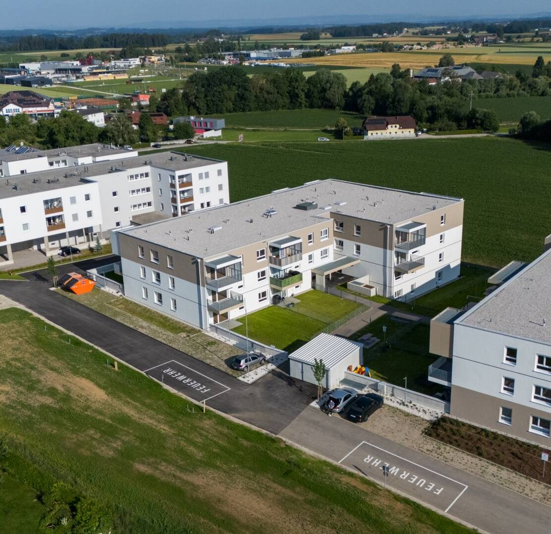 Wohnung Neubau barrierefrei mit Aufzug Loggia