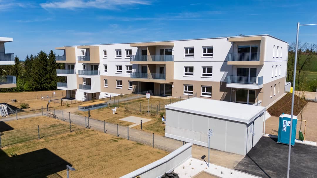 New build apartment accessible with loggia