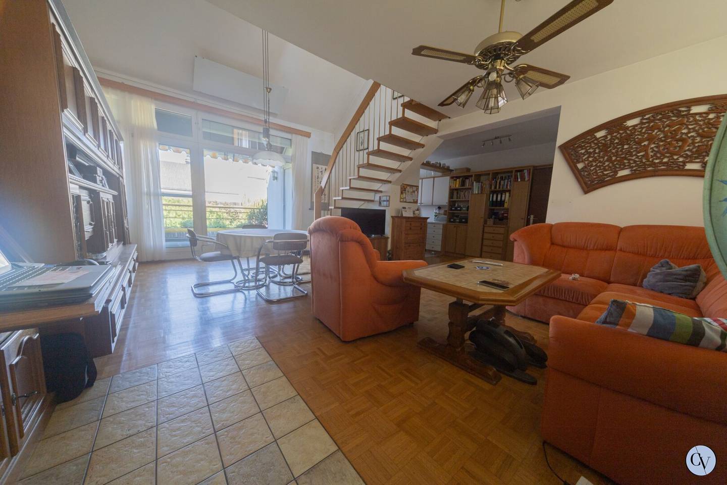 Maisonettewohnung zwei Ebenen Südwestterrasse