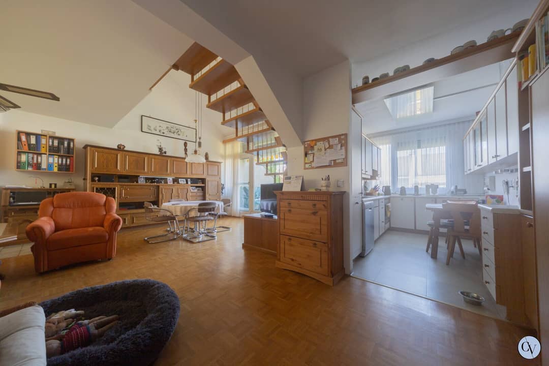 Maisonettewohnung zwei Ebenen Südwestterrasse