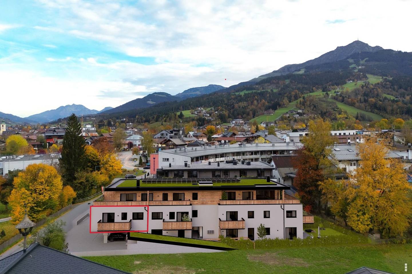 New apartment with spacious balcony and lift