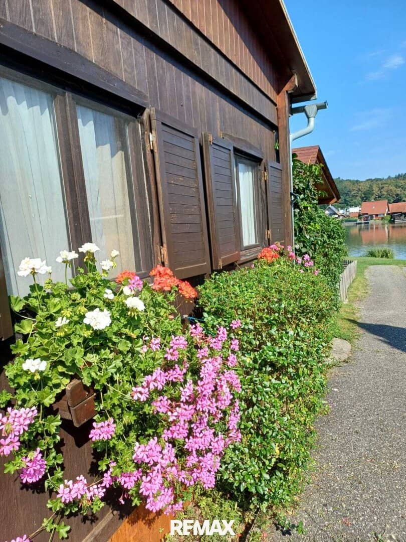 Ferienhaus mit Seezugang am Waldschachersee