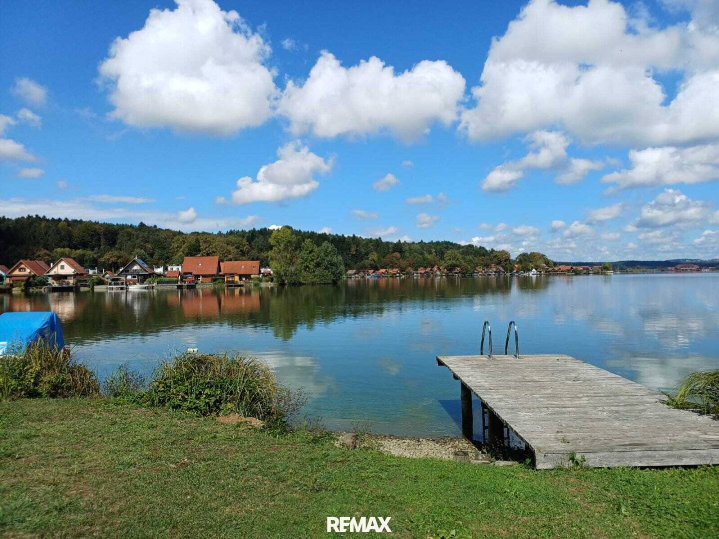 Ferienhaus mit Seezugang am Waldschachersee