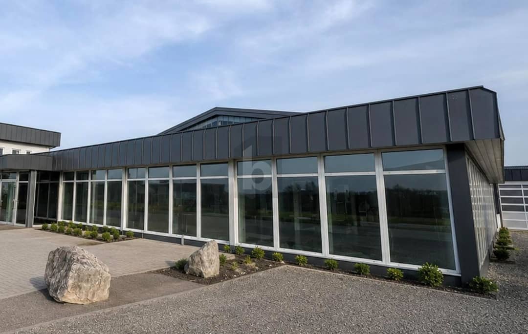 Bright Commercial Hall with Underfloor Heating and Large Window Front