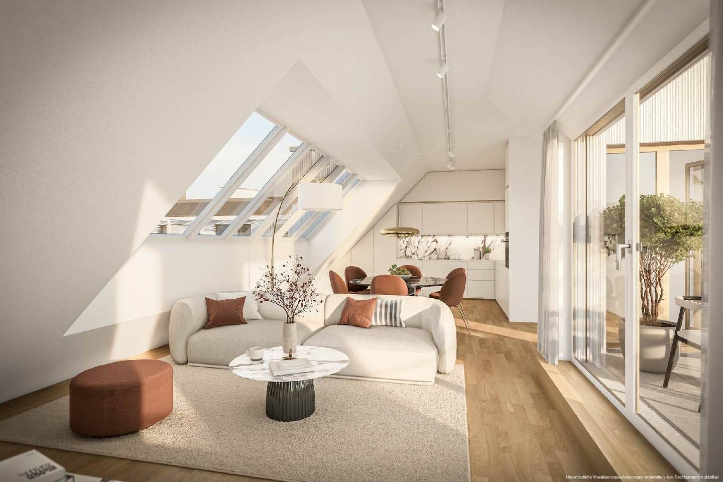 New build apartment with loggia by Alte Donau