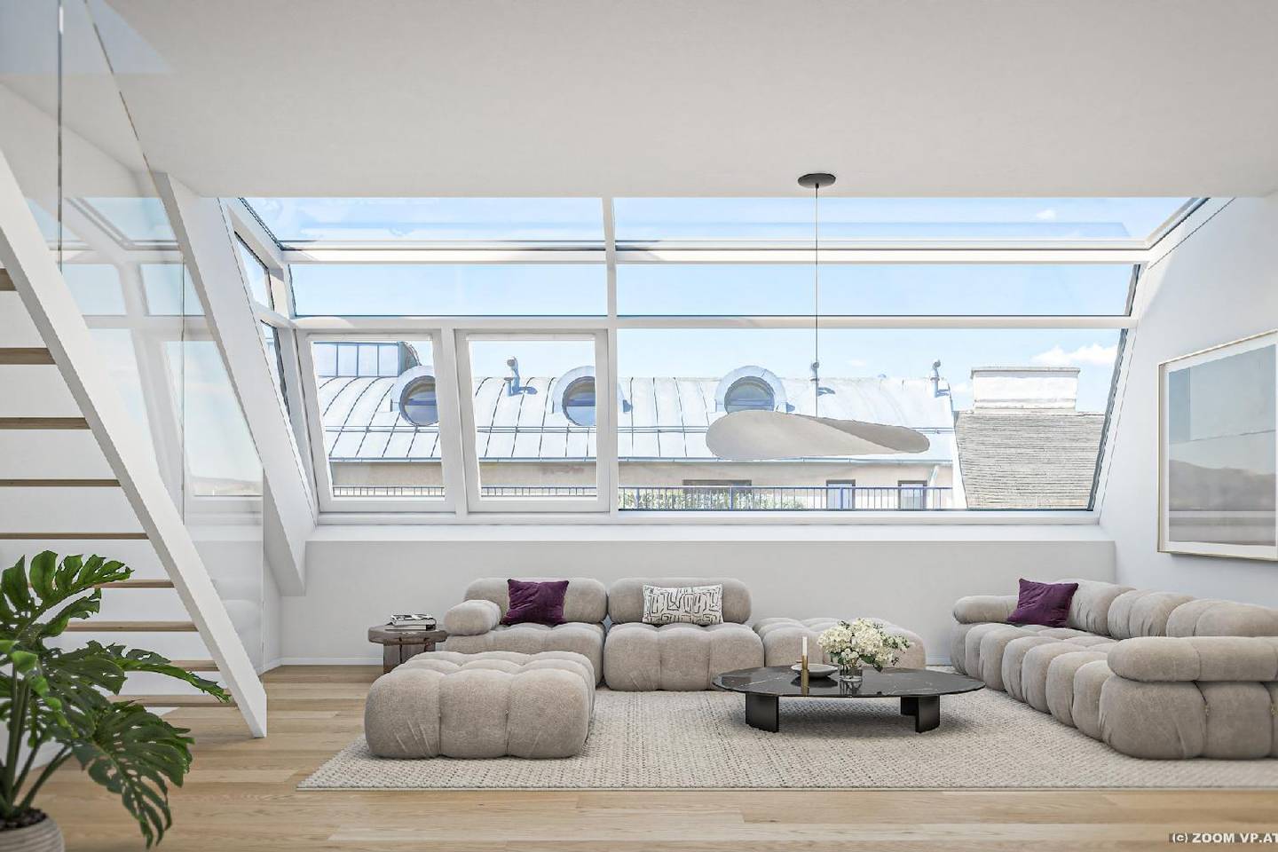 Attic apartment with approved expansion and outdoor spaces