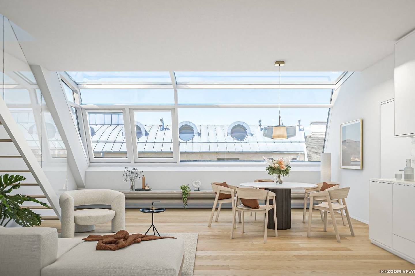 Attic apartment with approved expansion and outdoor spaces