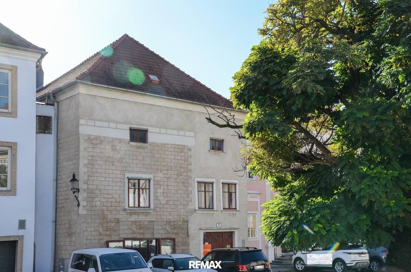 Historisches Bürgerhaus am Körnermarkt mit Terrassen