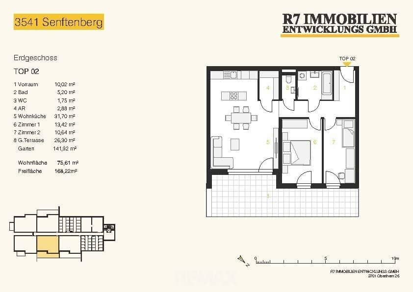 Erdgeschosswohnung Neubau mit Garten und Terrasse
