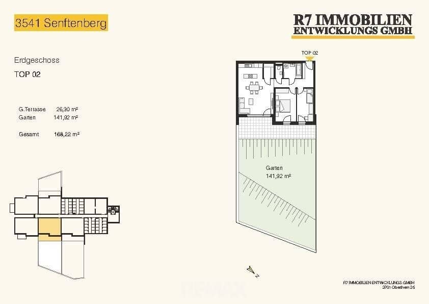 Erdgeschosswohnung Neubau mit Garten und Terrasse