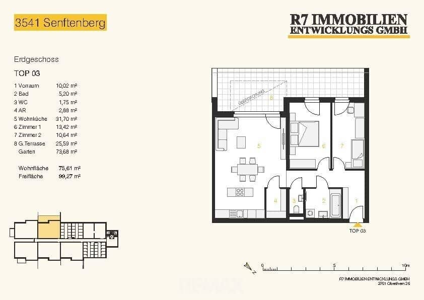 Neubau Wohnung mit Garten und Terrasse