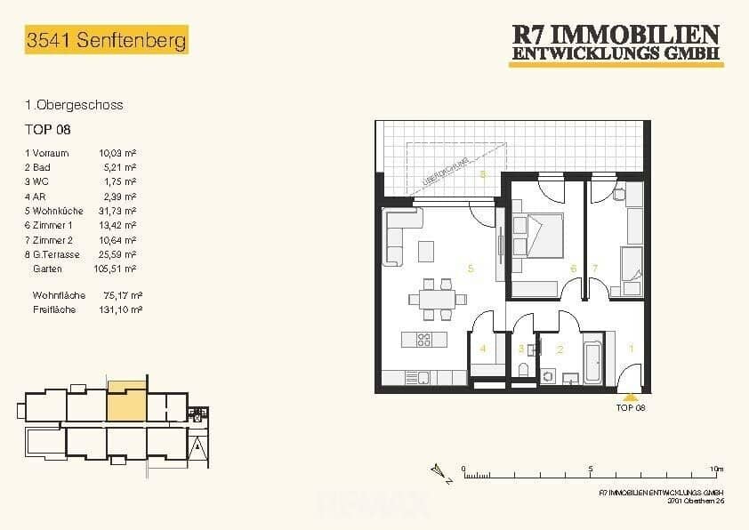 Neubauwohnung mit Garten und Terrasse