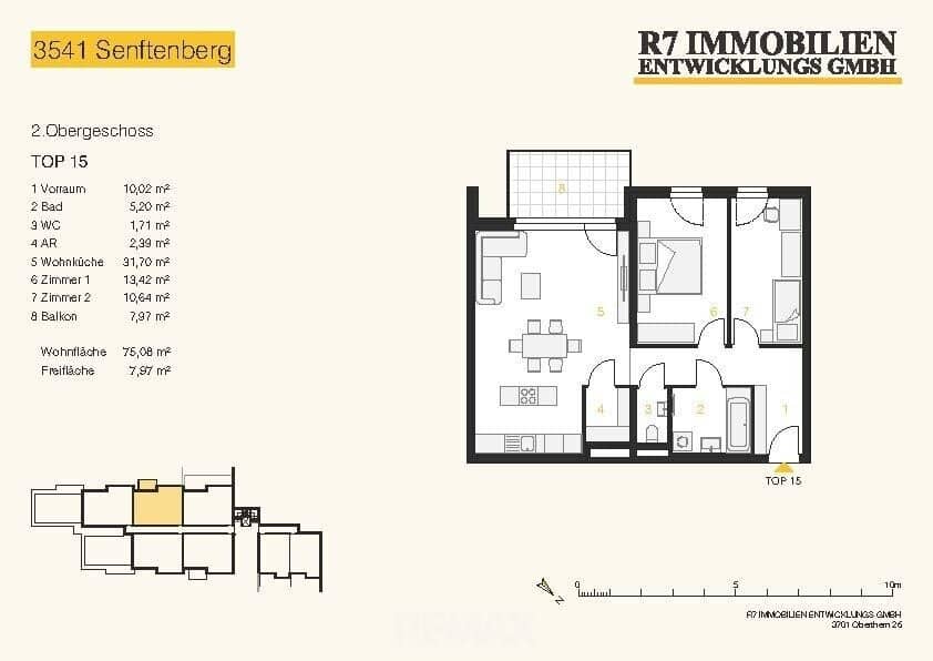 Neubau Wohnung mit Balkon und Wärmepumpe