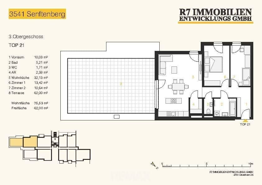 Newly built apartment with generous terrace and first occupancy
