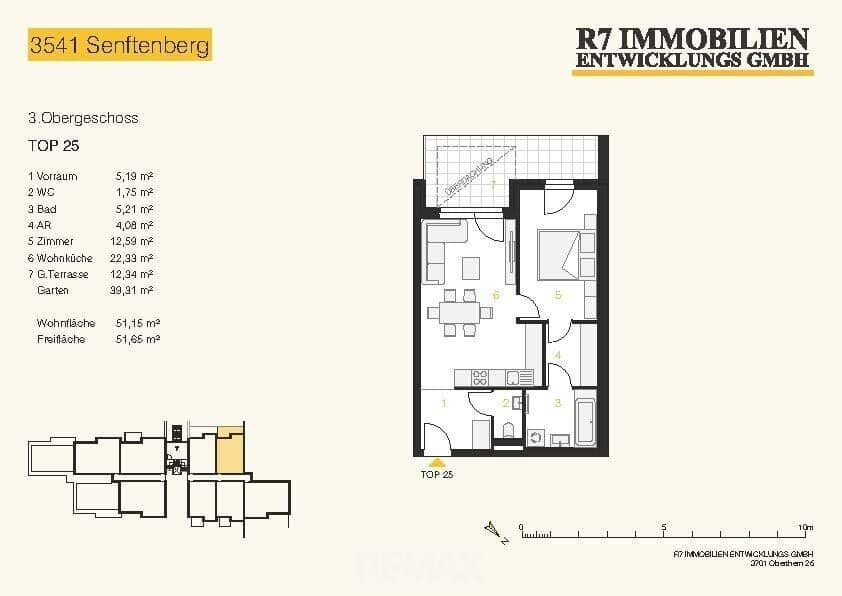 New build apartment at Hiesberg with terrace
