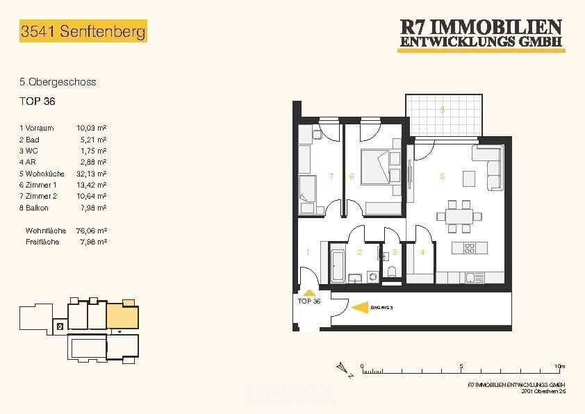 New Construction Wohnung First Occupancy Balcony