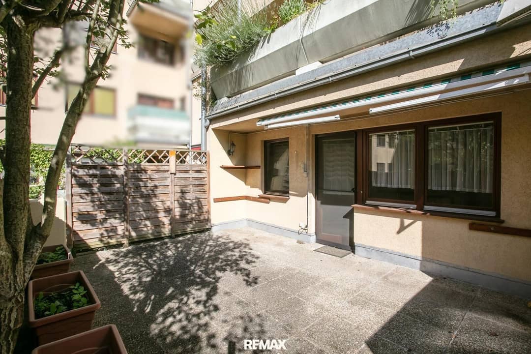 Wohnung in ruhiger Lage mit Gartenblick Terrasse