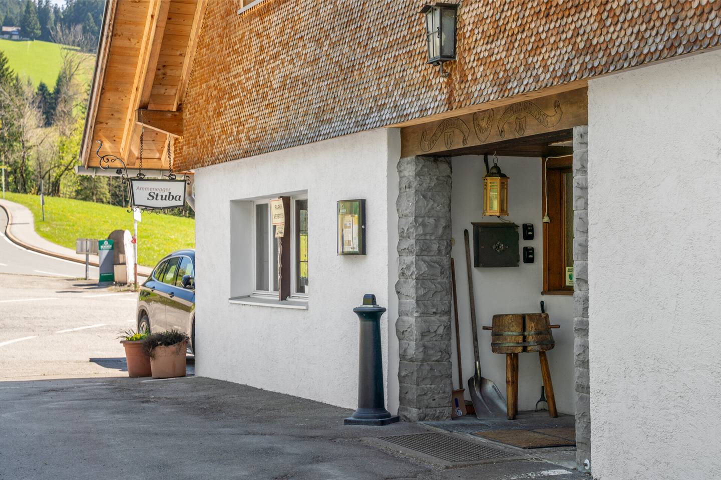 Traditionsgasthaus mit Veranstaltungsstadel und Ferienwohnungen am Bödele
