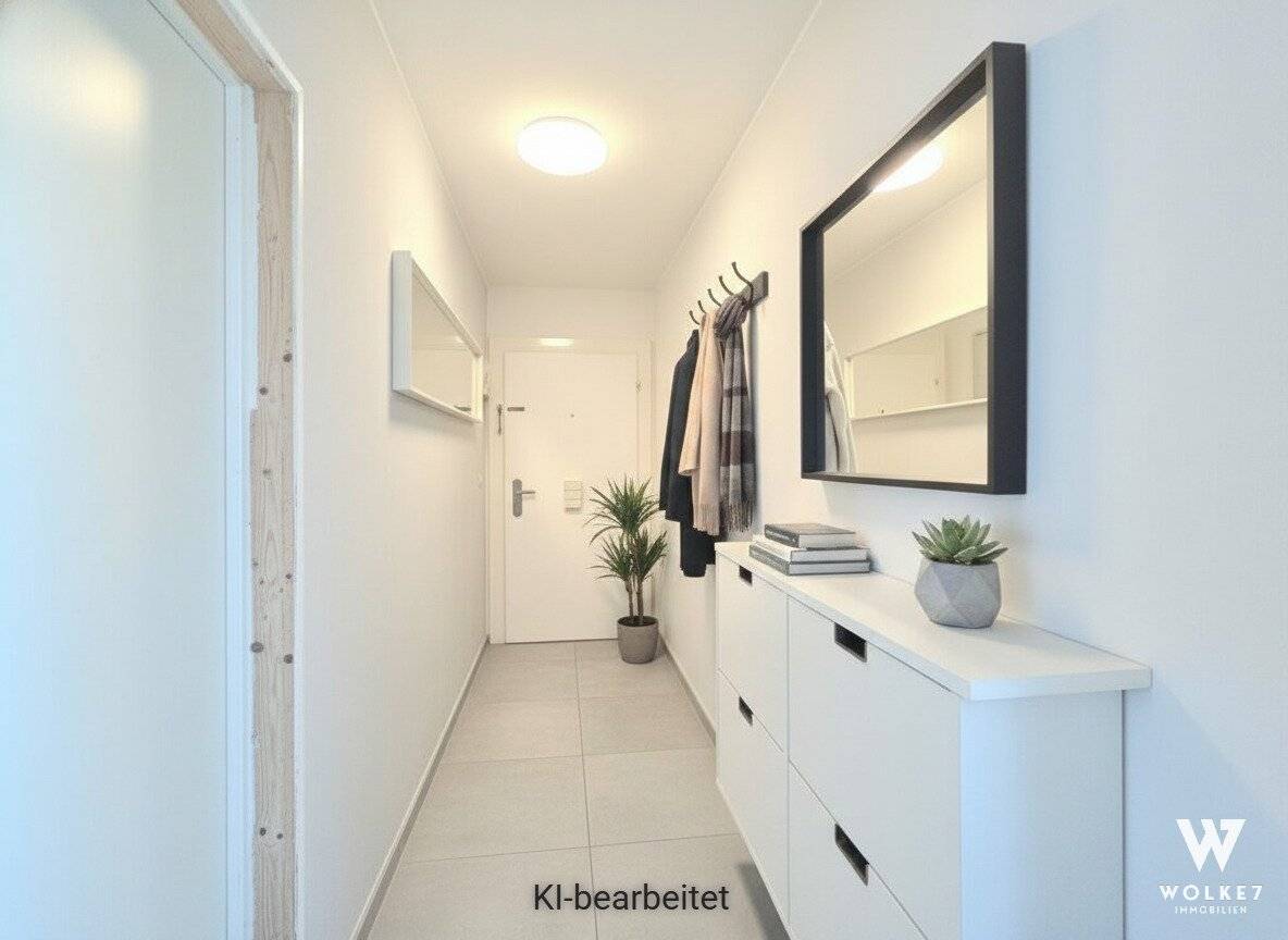 Dachgeschosswohnung mit zwei Terrassen und Blick auf Burg Kreuzenstein