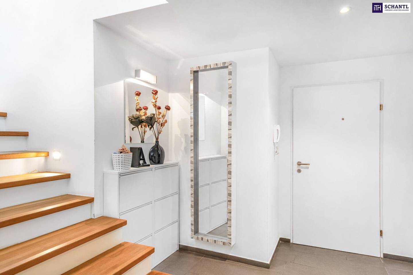 Attic duplex apartment with two terraces