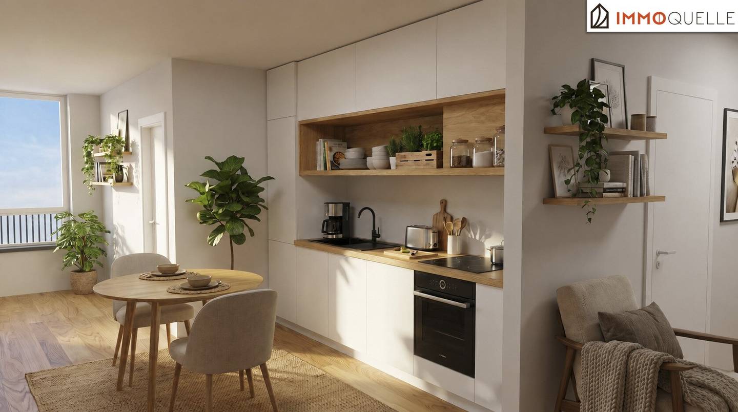 New build apartment with loggia and parking