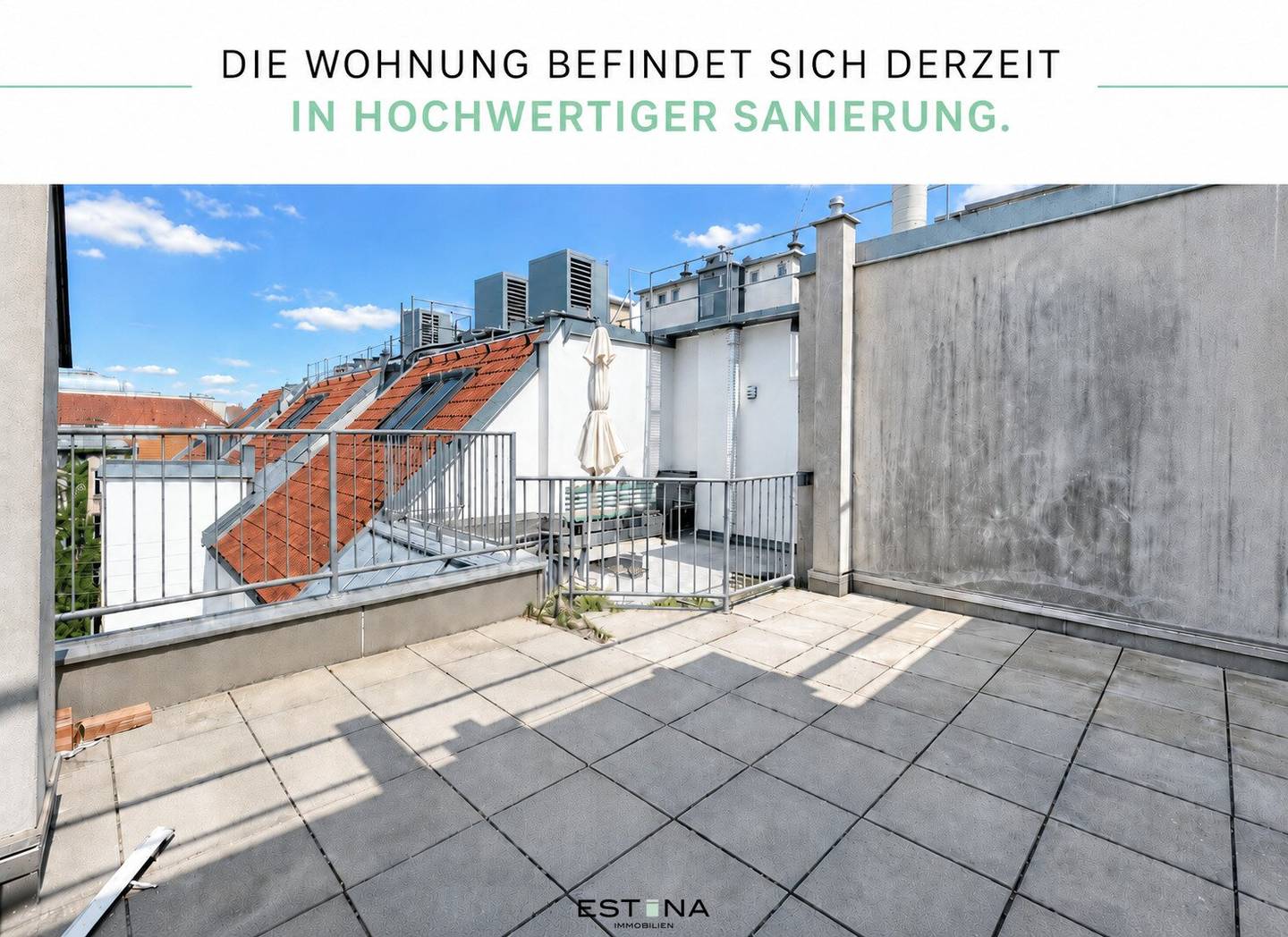 Maisonette apartment with rooftop terrace in Gründerzeit villa near Naschmarkt