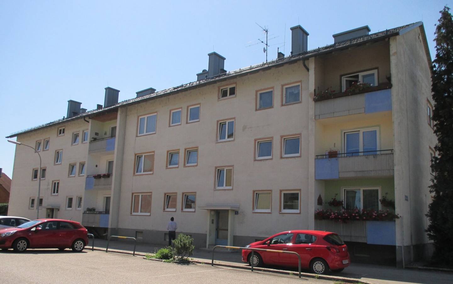 Wohnung mit Balkon und Loggia