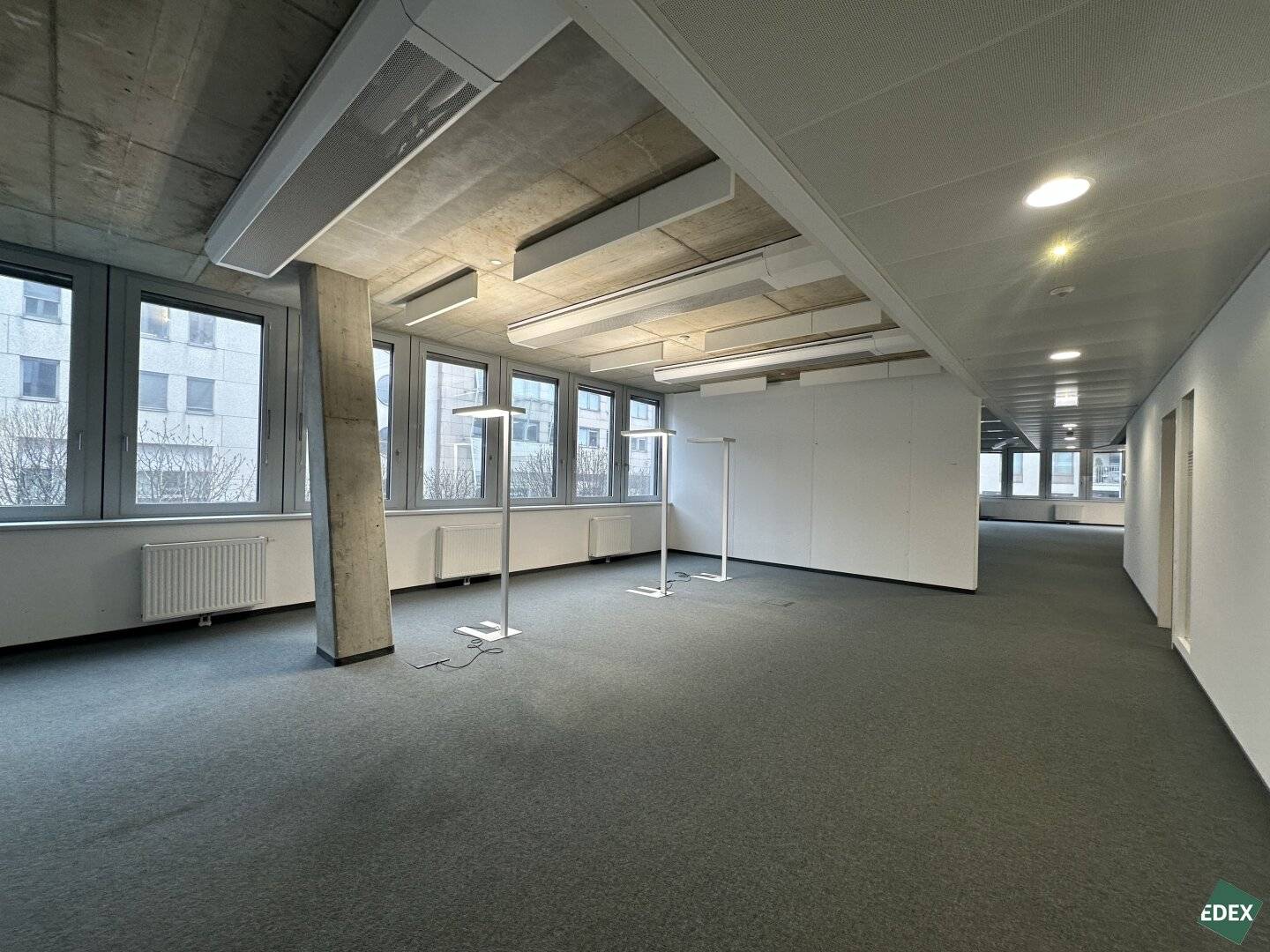 Office space with underground parking and elevators