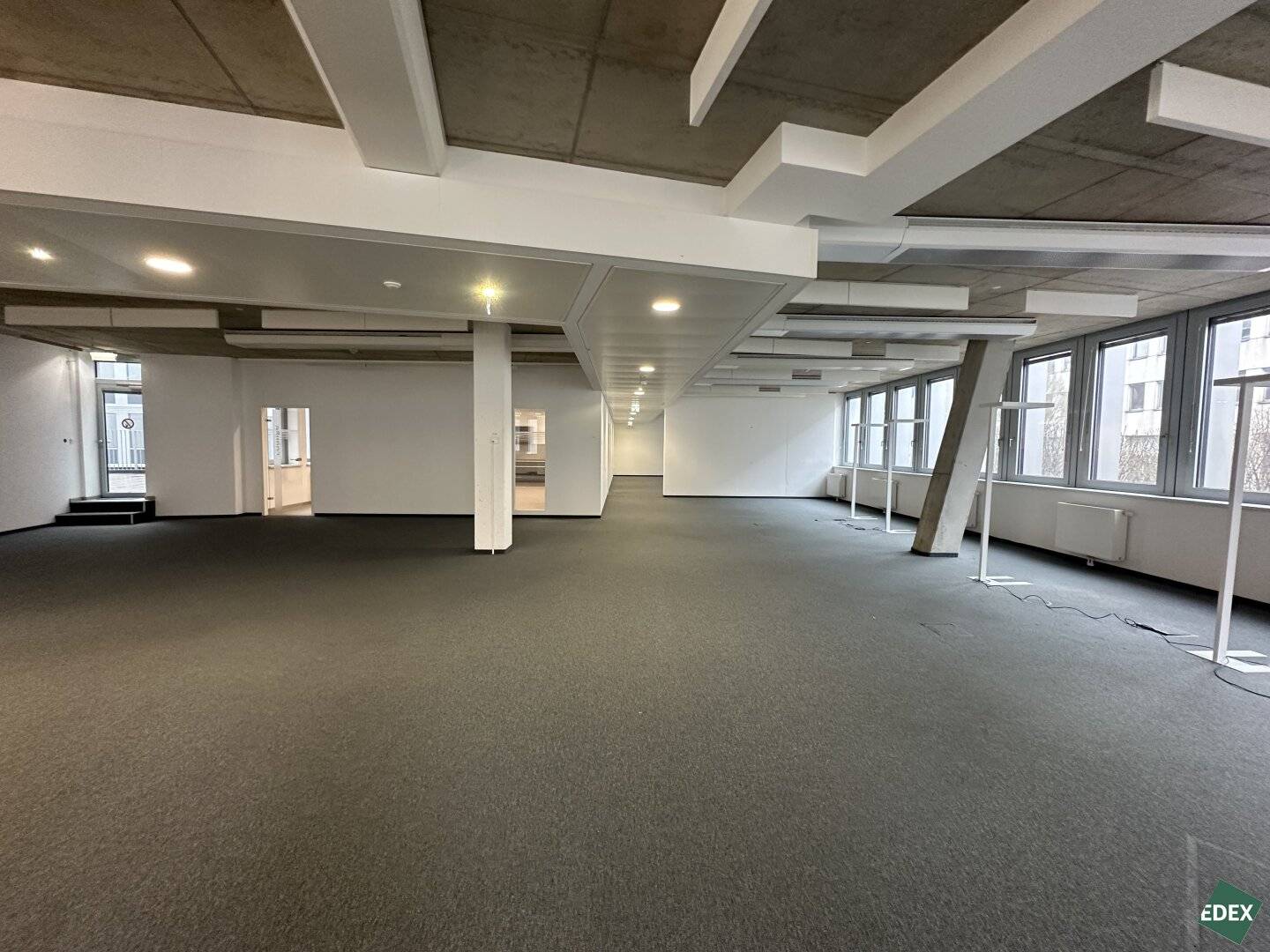 Office space with underground parking and elevators