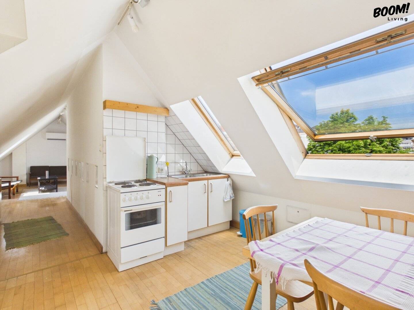 Attic flat with air conditioning near Westbahnhof
