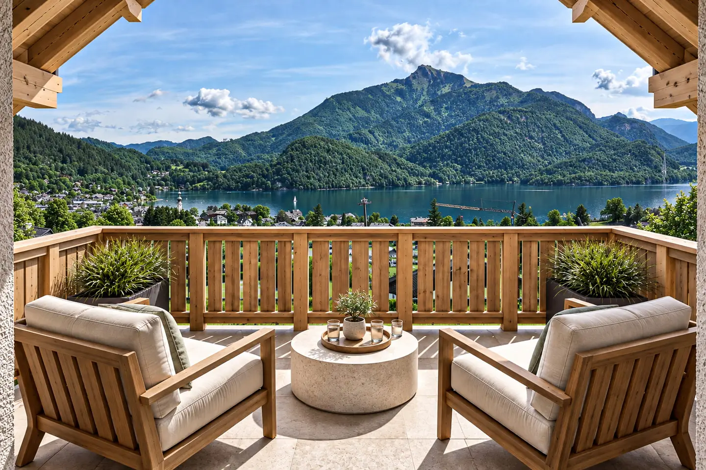 Grundstück mit Seeblick und Baugenehmigung in St. Gilgen