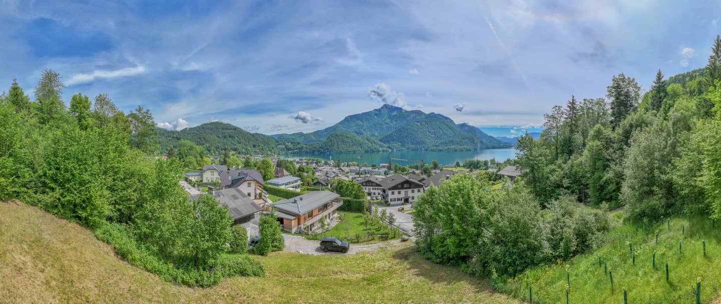 Plot with Lake View and Building Permit in St. Gilgen