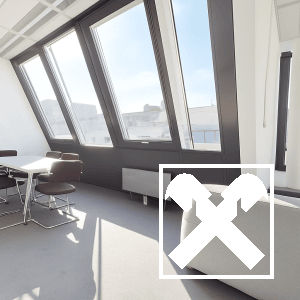 Office spaces with terrace directly at U4 Heiligenstadt station