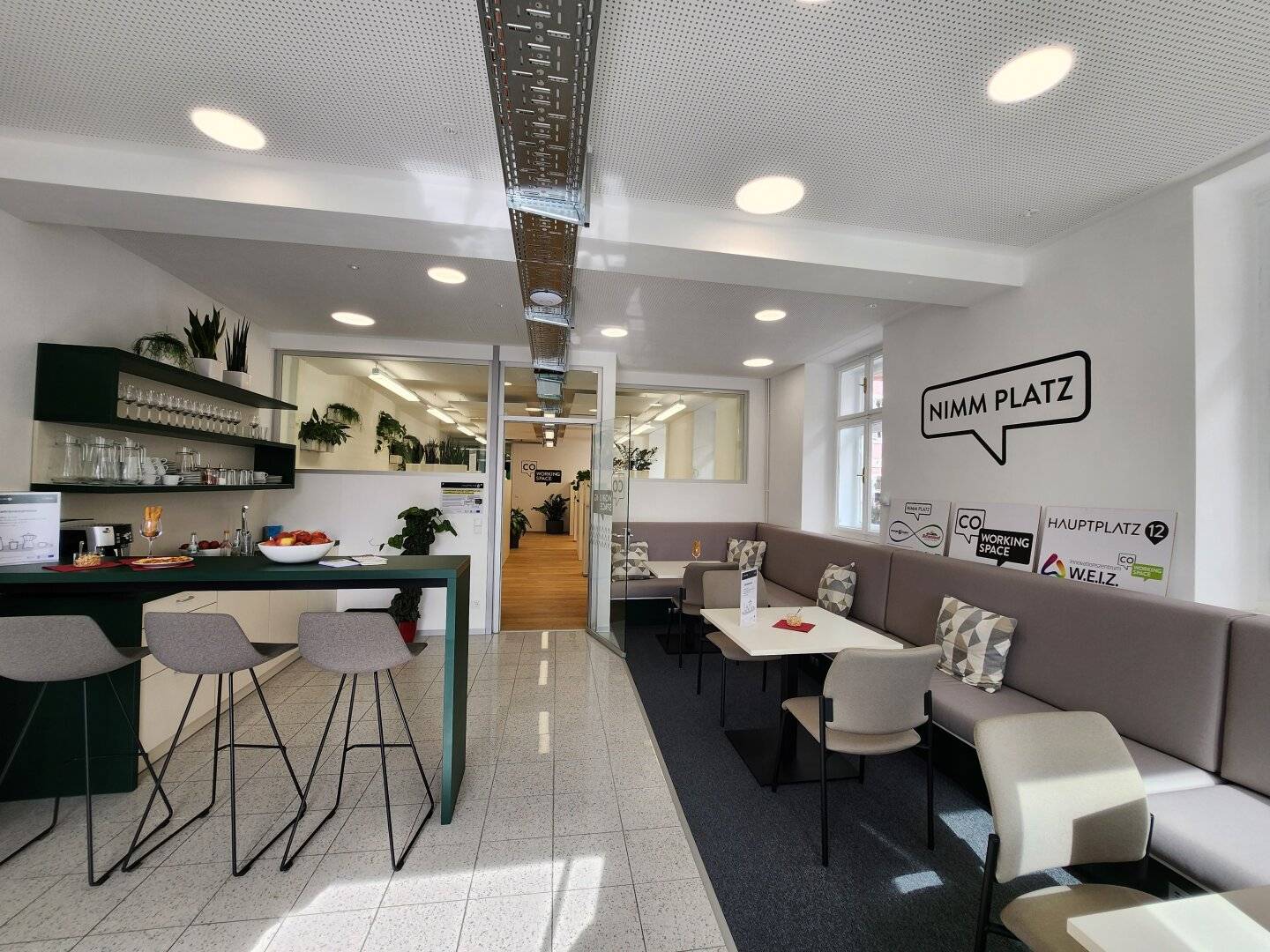 Dauermiete im Coworking Space, Preis inkl. Betriebs- und Heizkosten, Glasfaserinternet uvm.