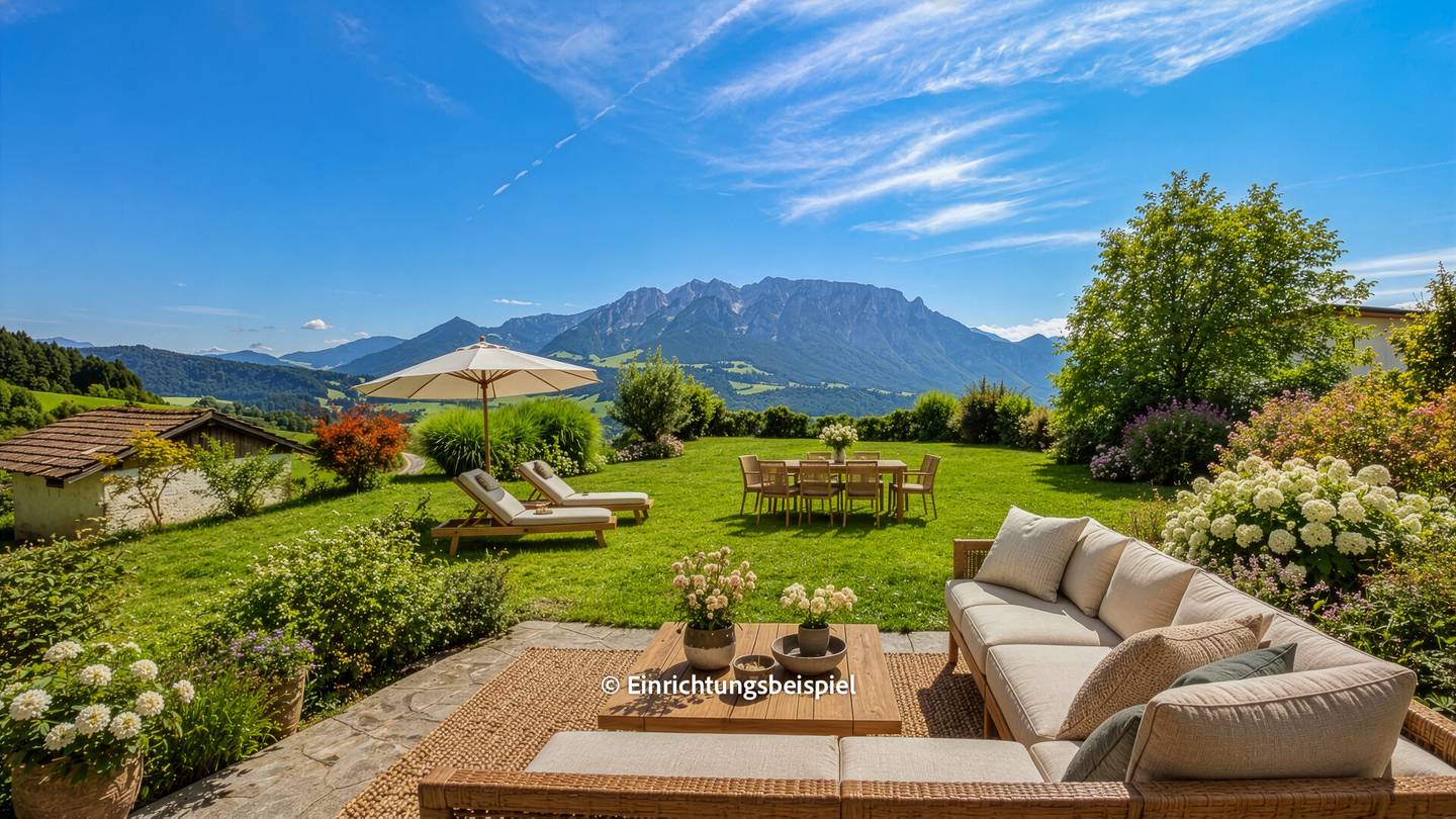 Großzügige Villa mit Bergblick und Spa-Bereich
