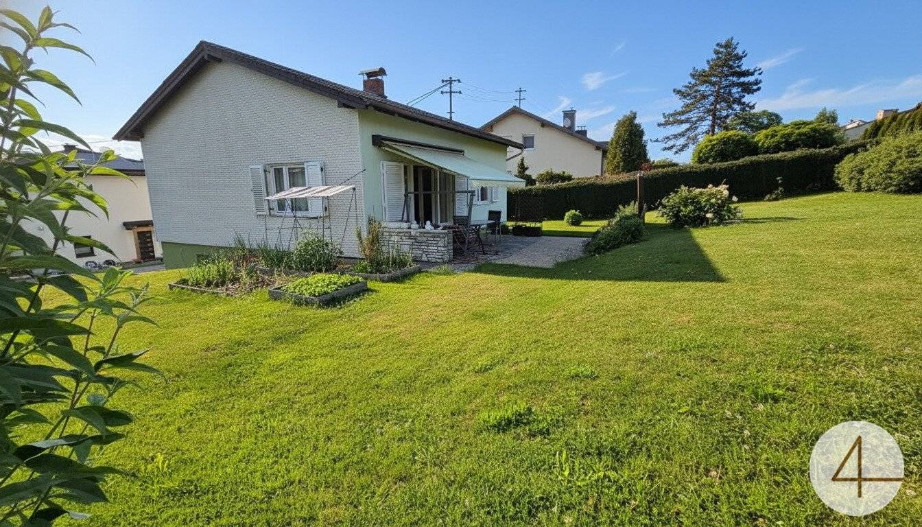 Ruhiges Haus mit Terrasse und großem Garten in Alkoven