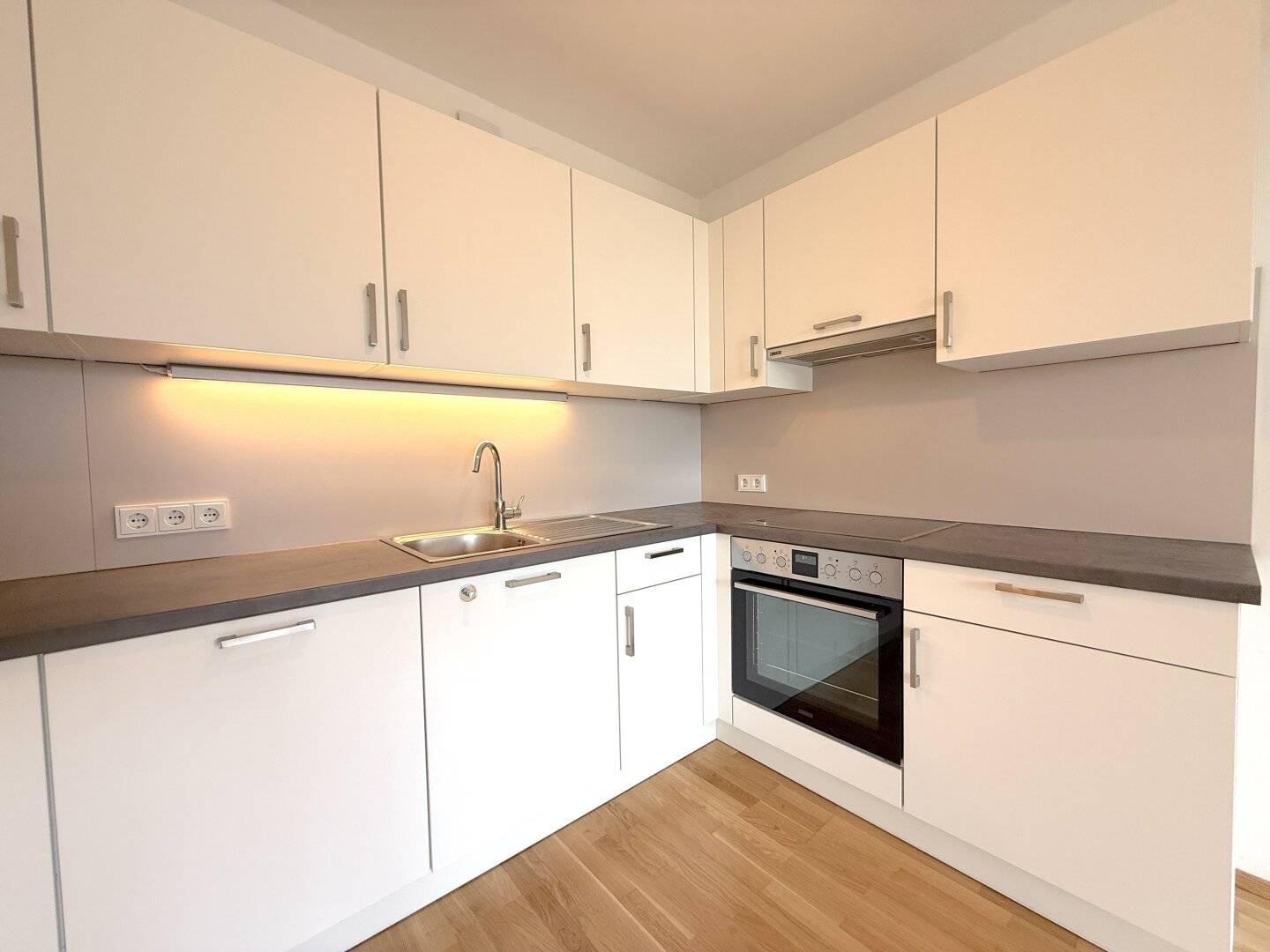 Donaublick Apartment | Two-room apartment with fitted kitchen and direct water view