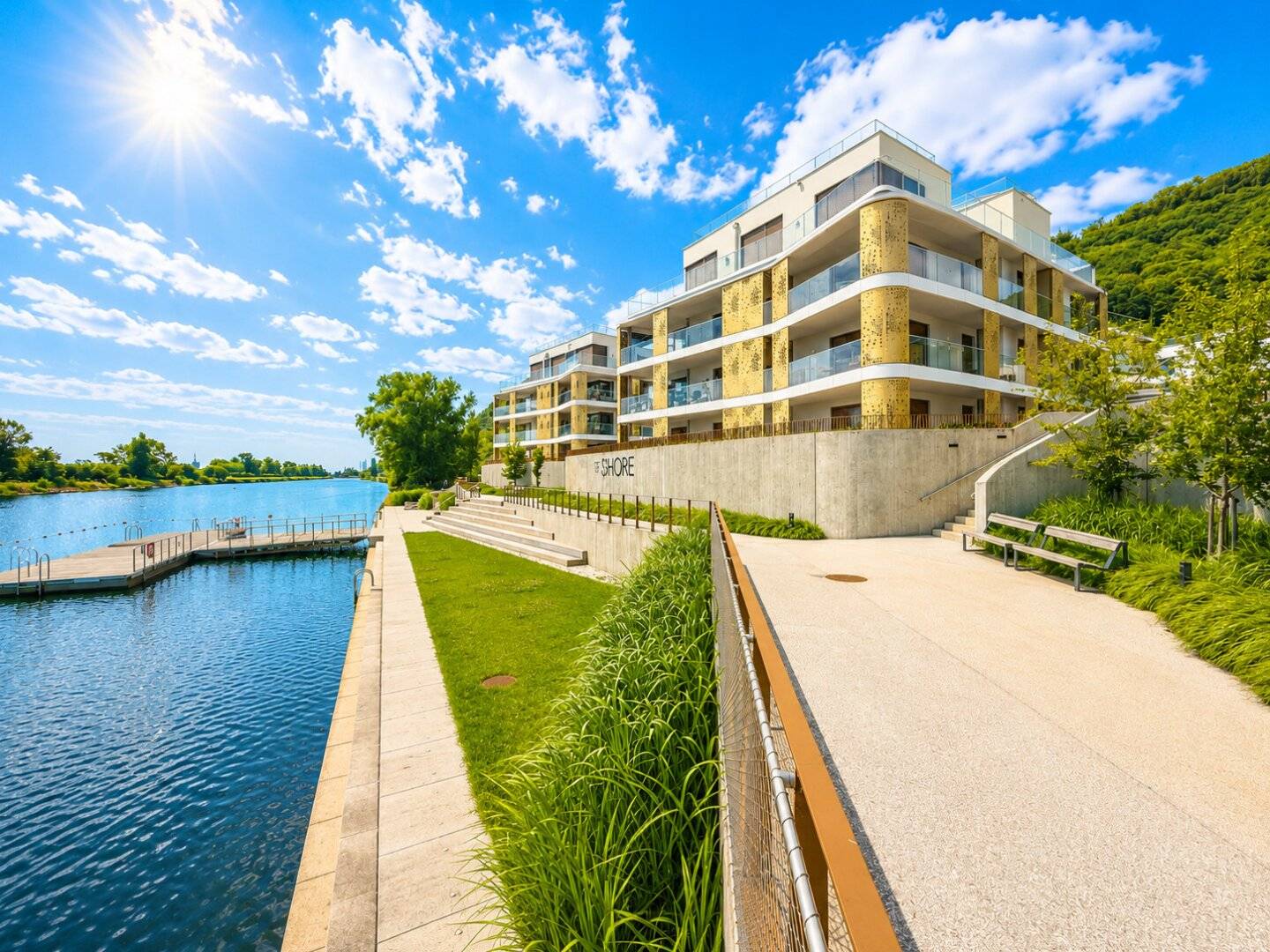 Wohnung am Wasser Privater Badesteg Concierge