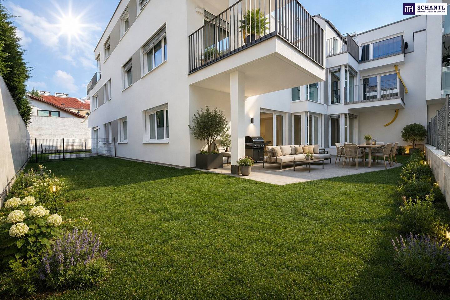 Wohnung ruhig gelegen Gartenterrasse nahe Wien