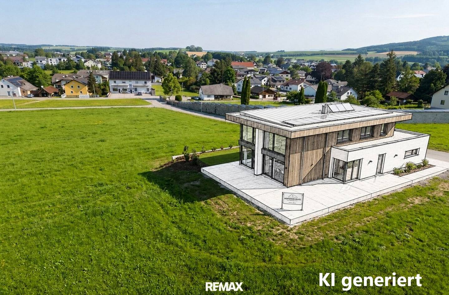 Building plot in new residential area with utilities