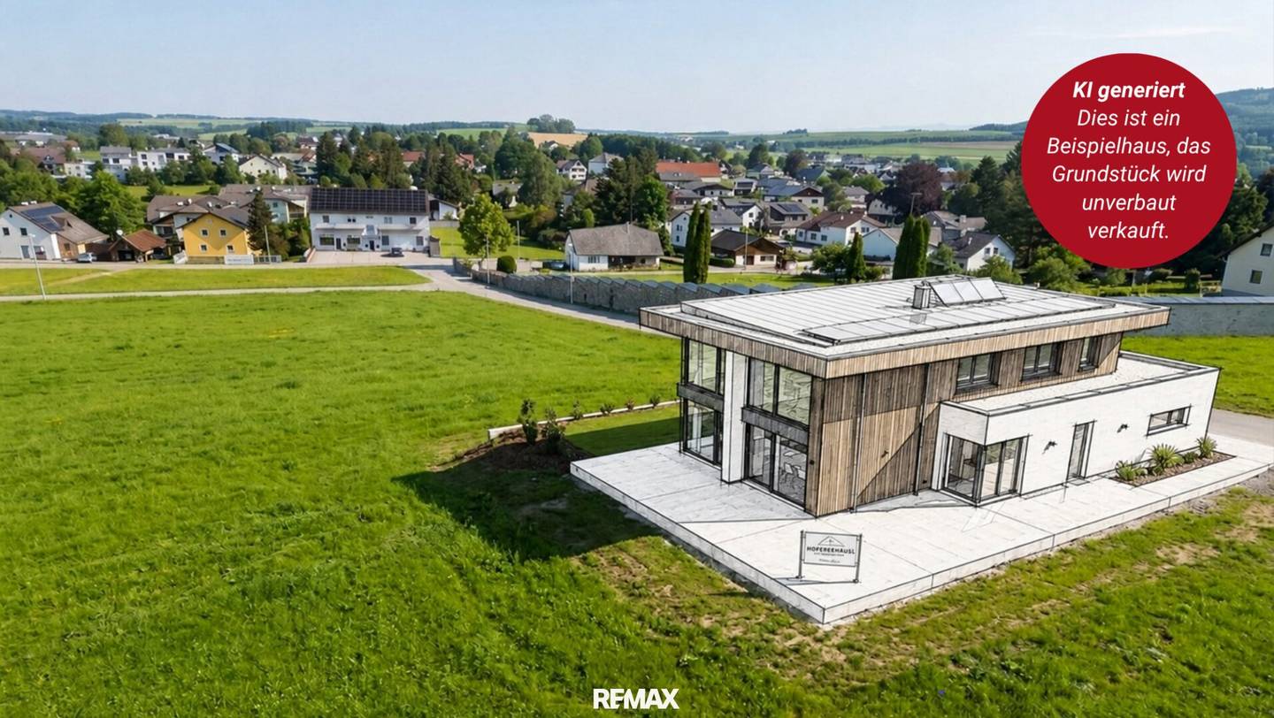 Building plot in new residential area with utilities