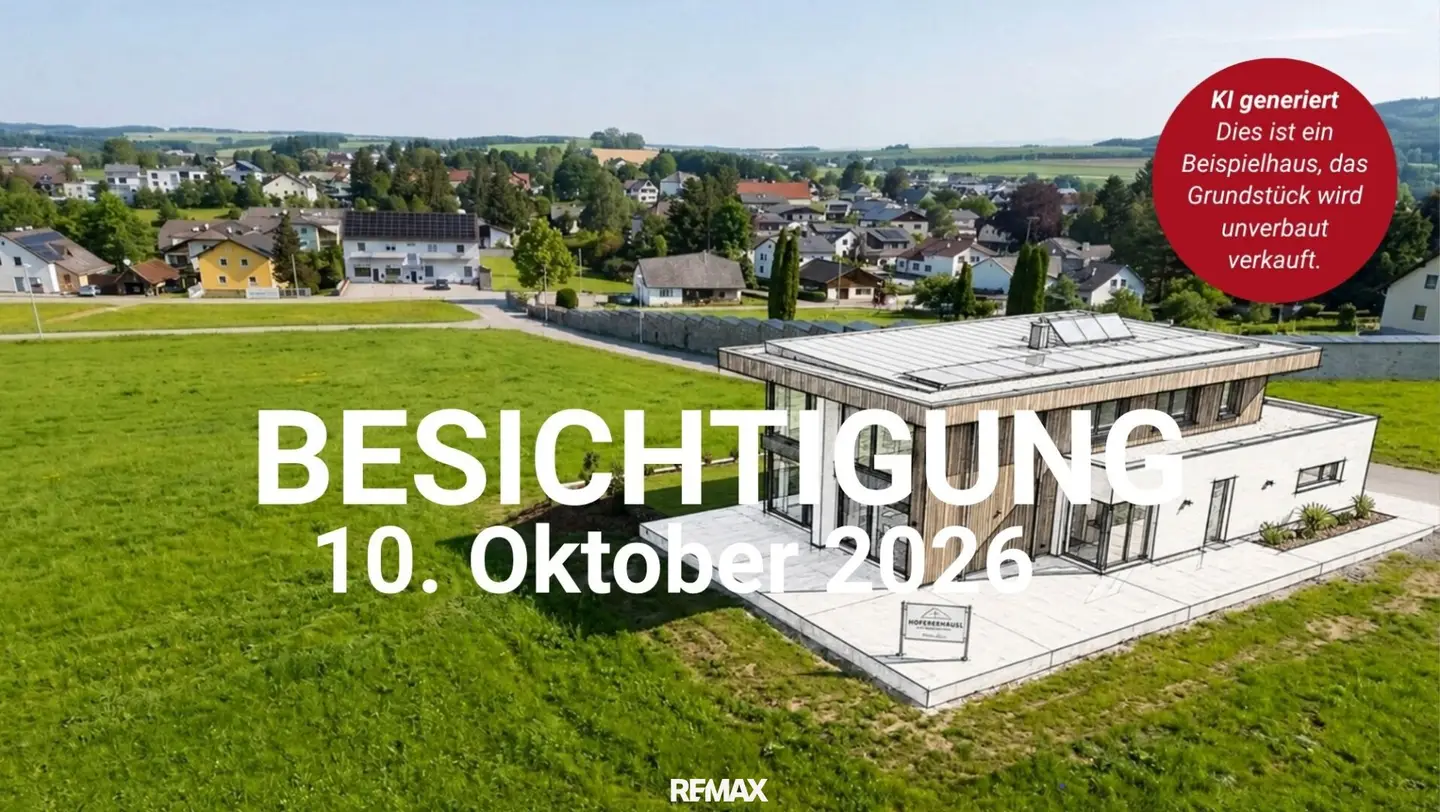 Building plot in new residential area with utilities