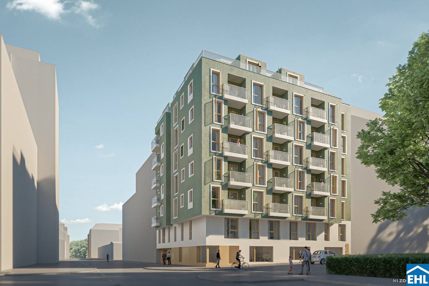 Erstbezug Wohnung mit Loggia und Balkon