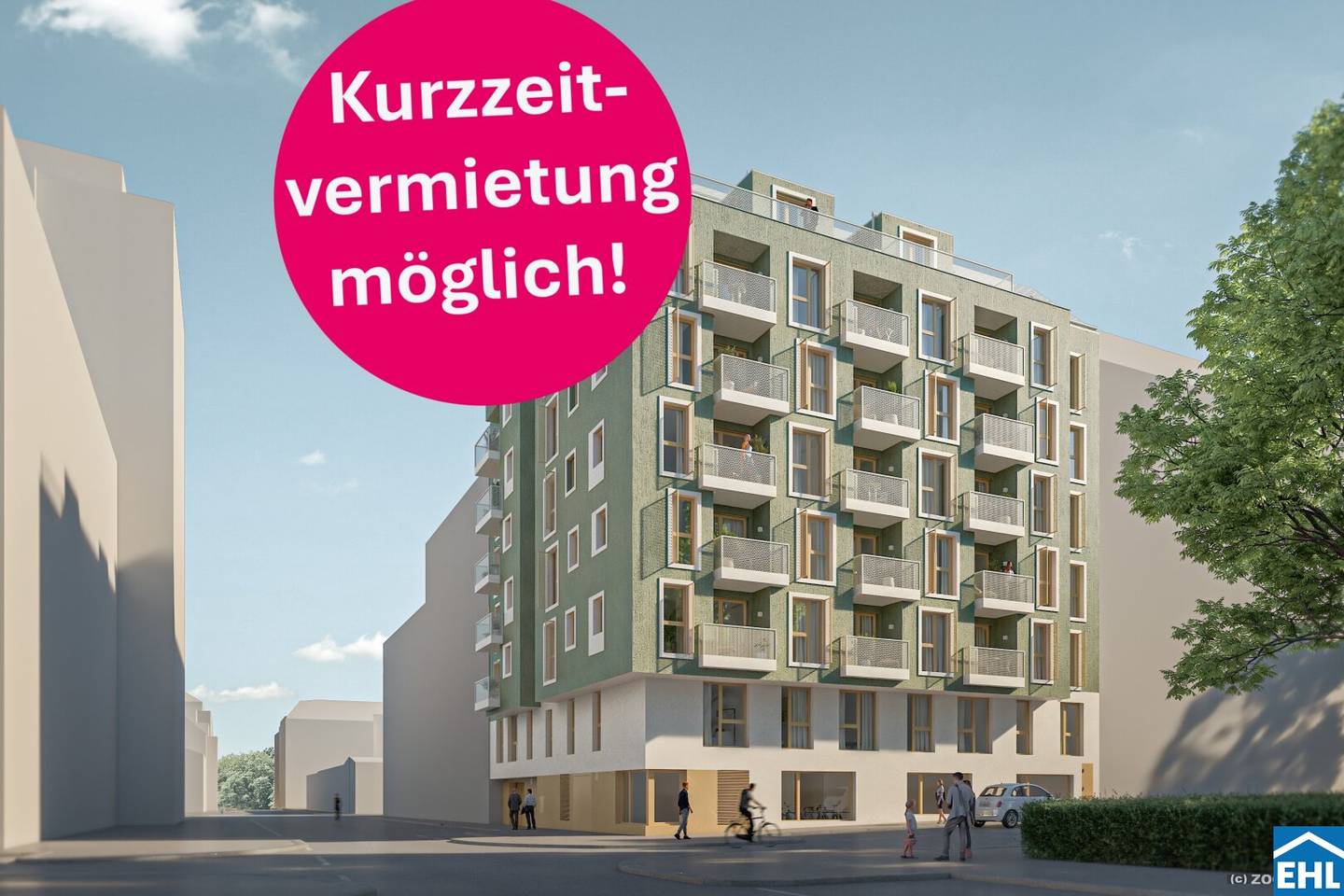 Neubauwohnung mit Freiflächen und Tiefgarage in Favoriten