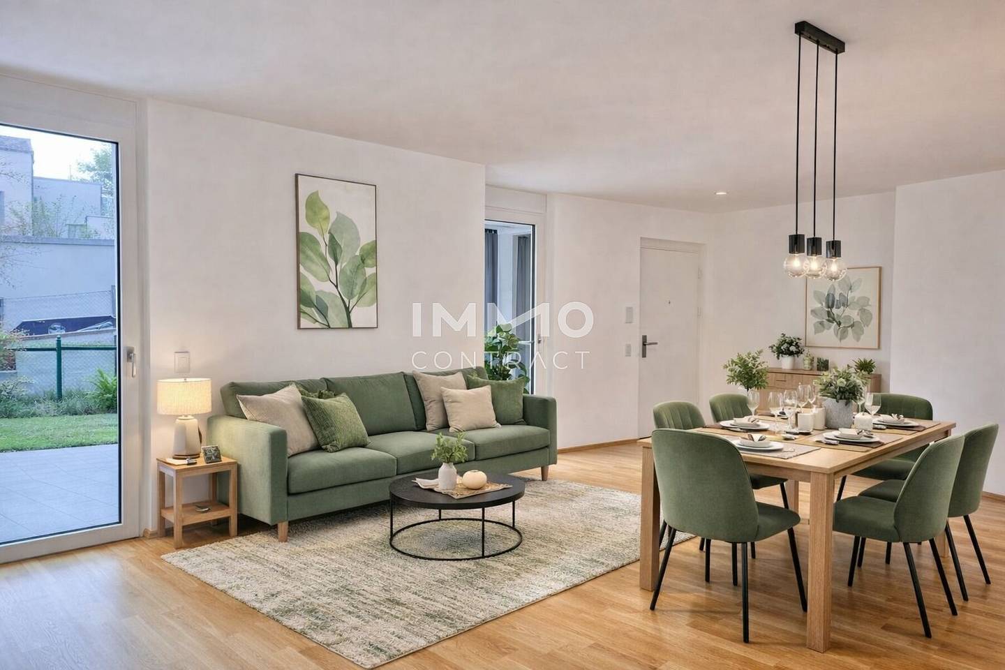 New build apartment near AKH with garden and terrace