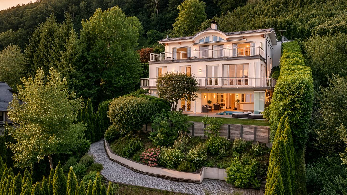 Exklusive Villa mit Pool und Seeblick in Gmunden