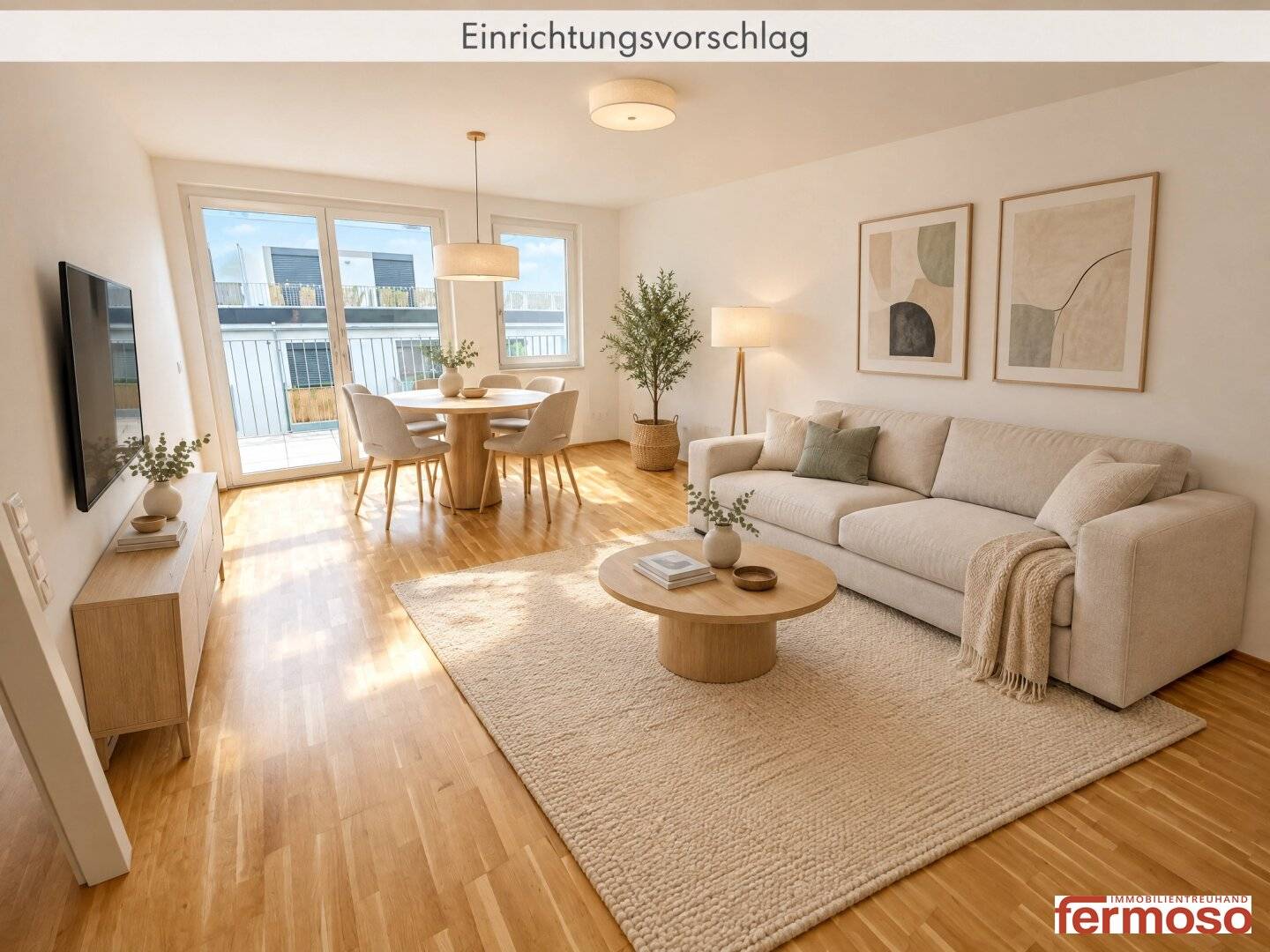 Neuwertige barrierefreie Wohnung mit zwei Balkonen