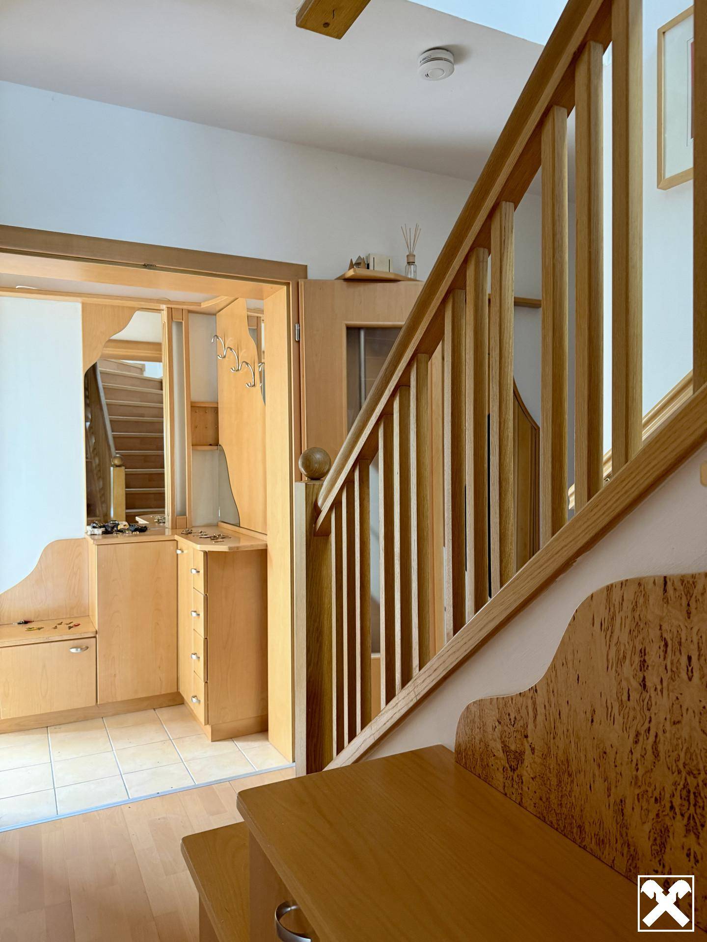 Familienwohnung mit Garage und Garten nahe Bahnhof